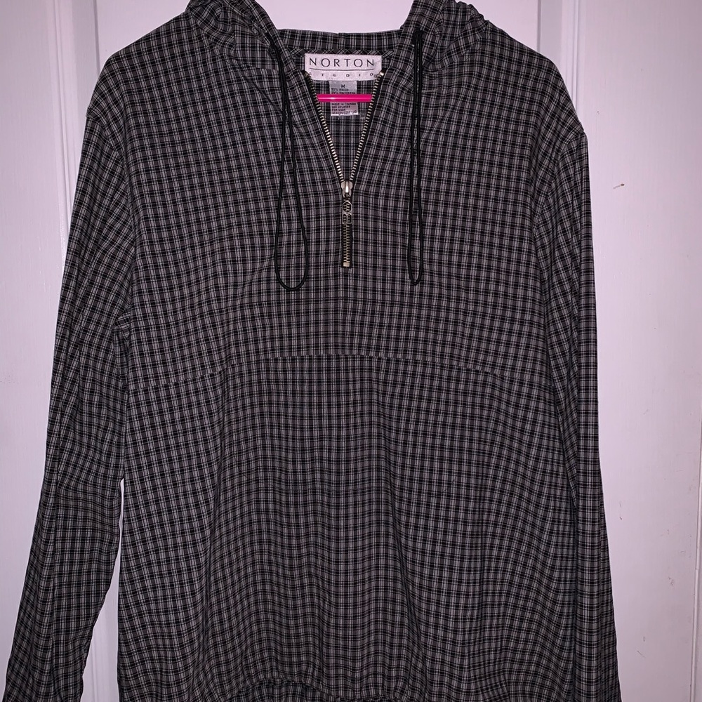 grey anorak jacket